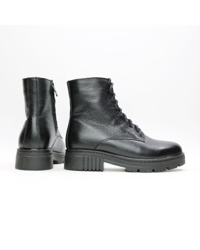 Черевики із чорної шкіри флотар Арт. As-8/As17