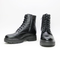 Черевики із чорної шкіри флотар Арт. As-8/As17