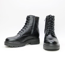 Черевики із чорної шкіри флотар Арт. As-8/As17