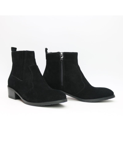 Черевики із чорної замші Арт. 306-4