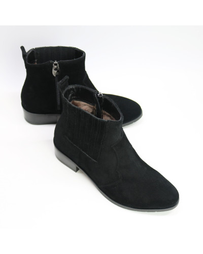 Черевики із чорної замші Арт. 306-4