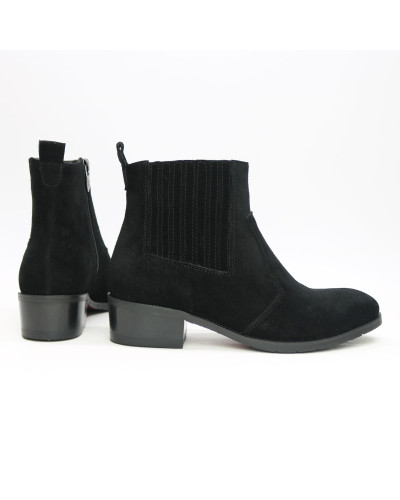 Черевики із чорної замші Арт. 306-4