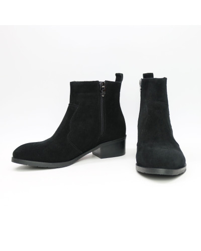 Черевики із чорної замші Арт. 306-4