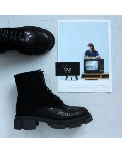 Чорні черевики Арт. As-8/21074