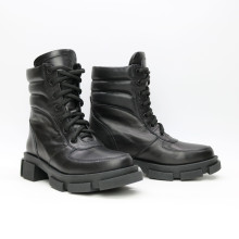 Ботинки из кожи черного цвета Арт. As-2/21074