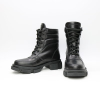 Ботинки из кожи черного цвета Арт. As-2/21074