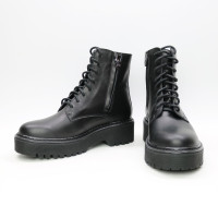 Черевики із чорної шкіри Арт. As-8/22