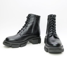 Черевики зі шкіри чорного кольору Арт. As-8/21074