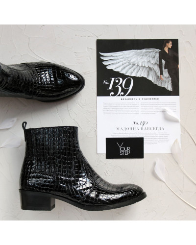 Лакові черевики під рептилію Арт. 306-4