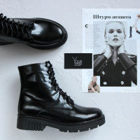 Чорні лакові черевики Арт. As-8/As17