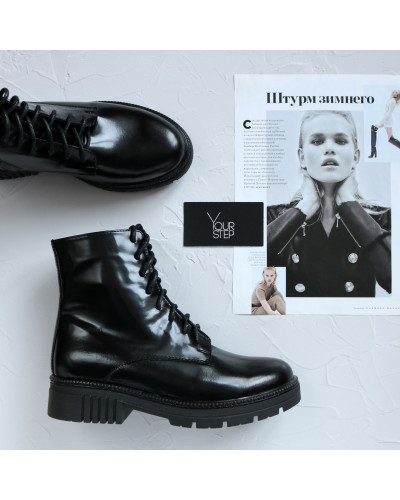 Чорні лакові черевики Арт. As-8/As17