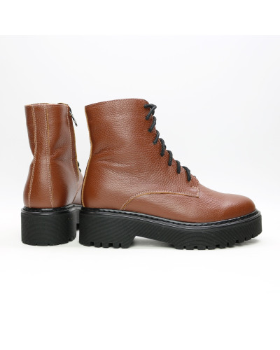 Черевики із рудої шкіри Арт. As-8/22