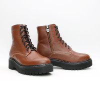 Черевики із рудої шкіри Арт. As-8/22