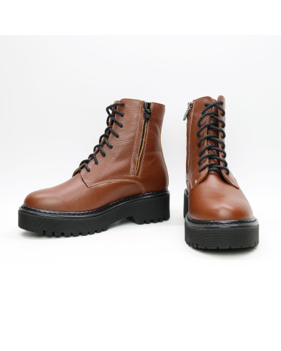 Черевики із рудої шкіри Арт. As-8/22