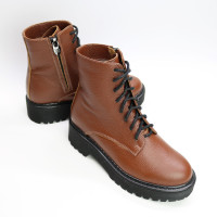 Черевики із рудої шкіри Арт. As-8/22
