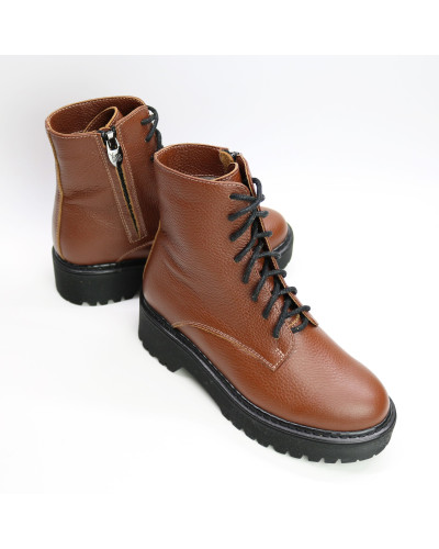 Черевики із рудої шкіри Арт. As-8/22