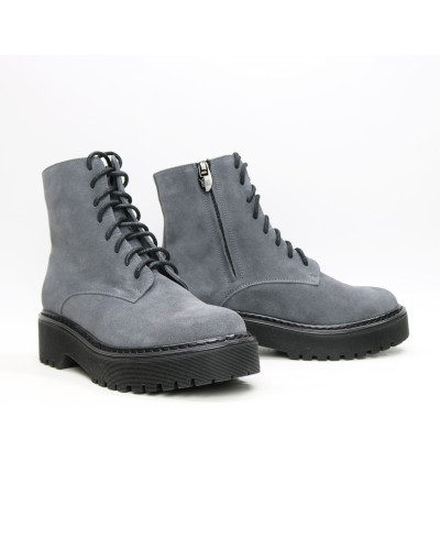 Черевики із сірої замші Арт. As-8/22