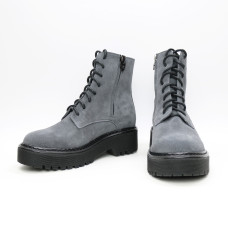 Черевики із сірої замші Арт. As-8/22