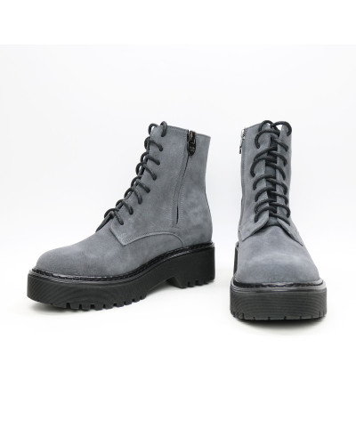 Черевики із сірої замші Арт. As-8/22