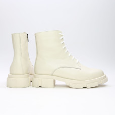 Черевики із бежевої шкіри Арт. As-8/21074