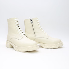 Черевики із бежевої шкіри Арт. As-8/21074