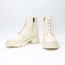 Черевики із бежевої шкіри Арт. As-8/21074