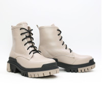 Бежеві черевики зі шкіри Арт. As-10/20 ДОП