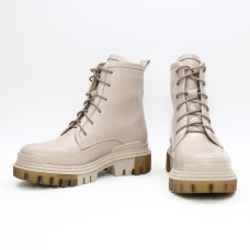 Черевики із бежевої шкіри Арт. As-10/20 ДОП