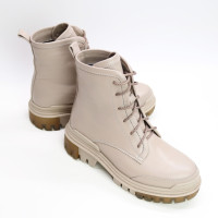 Черевики із бежевої шкіри Арт. As-10/20 ДОП