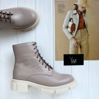 Черевики із бежевої шкіри Арт. As-8/21074