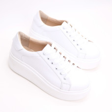 Кеди із білої шкіри Арт. 15-7/Ls17