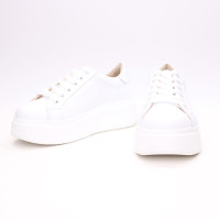 Кеди із білої шкіри Арт. 15-7/Ls17