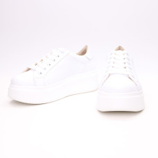 Кеди із білої шкіри Арт. 15-7/Ls17