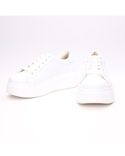 Кеди із білої шкіри Арт. 15-7/Ls17