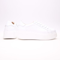 Кеди із білої шкіри Арт. 15-7/Ls17