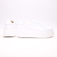 Кеди із білої шкіри Арт. 15-7/Ls17