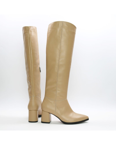 Класичні чоботи зі шкіри Арт. 657-14/47Ок