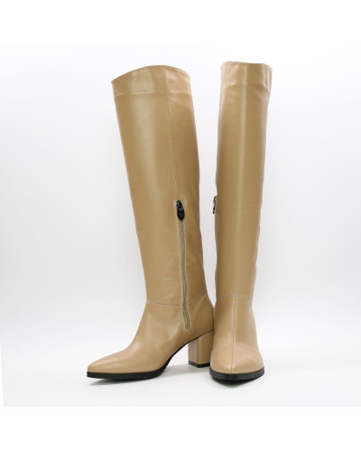 Класичні чоботи зі шкіри Арт. 657-14/47Ок