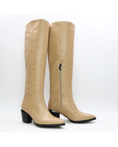 Класичні чоботи зі шкіри Арт. 657-12/57