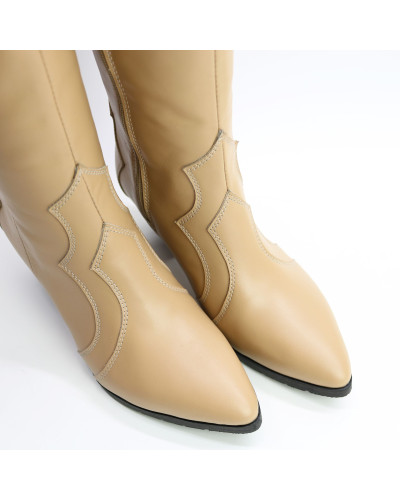 Класичні чоботи зі шкіри Арт. 657-12/57