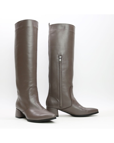 Класичні чоботи зі шкіри Арт. 457-9/53Ок