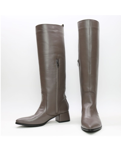 Класичні чоботи зі шкіри Арт. 457-9/53Ок