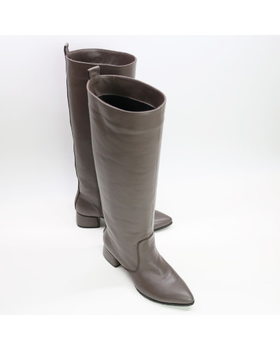 Класичні чоботи зі шкіри Арт. 457-9/53Ок