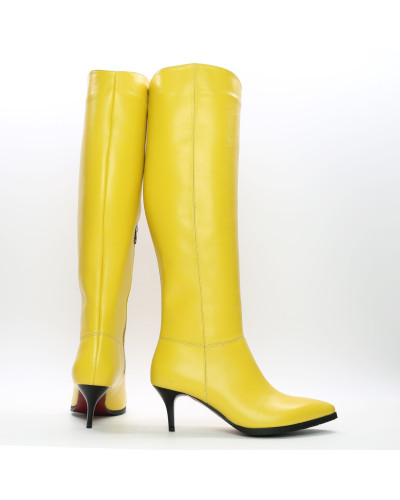 Класичні чоботи на шпильці Арт. 657-14/36