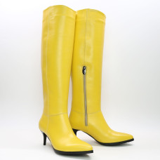 Класичні чоботи на шпильці Арт. 657-14/36