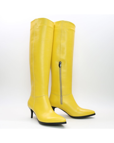 Класичні чоботи на шпильці Арт. 657-14/36