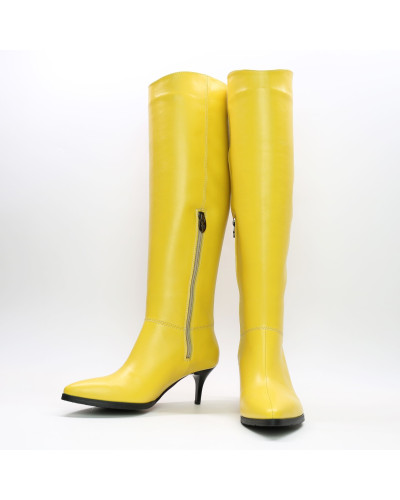 Класичні чоботи на шпильці Арт. 657-14/36