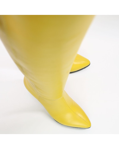 Класичні чоботи на шпильці Арт. 657-14/36