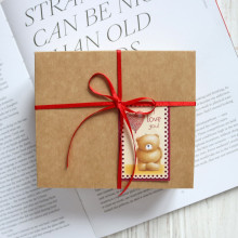 Кардхолдер з сірої шкіри під рептилію Арт. KH-mini