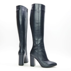 Шкіряні чоботи на підборах Арт. 35-11/44Ок